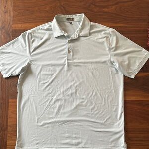 Peter Millar Light Gray Polo Shirt